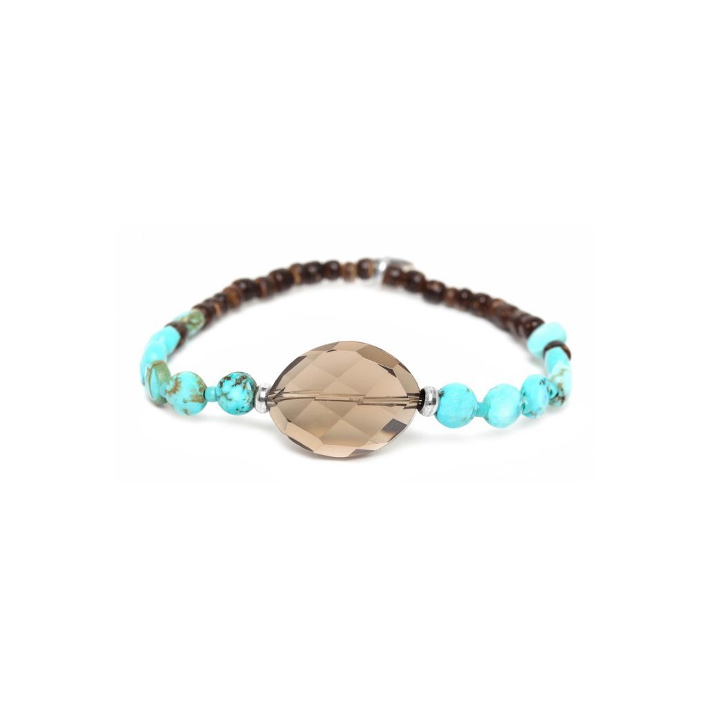 Maracaibo smoky quartz element bracelet