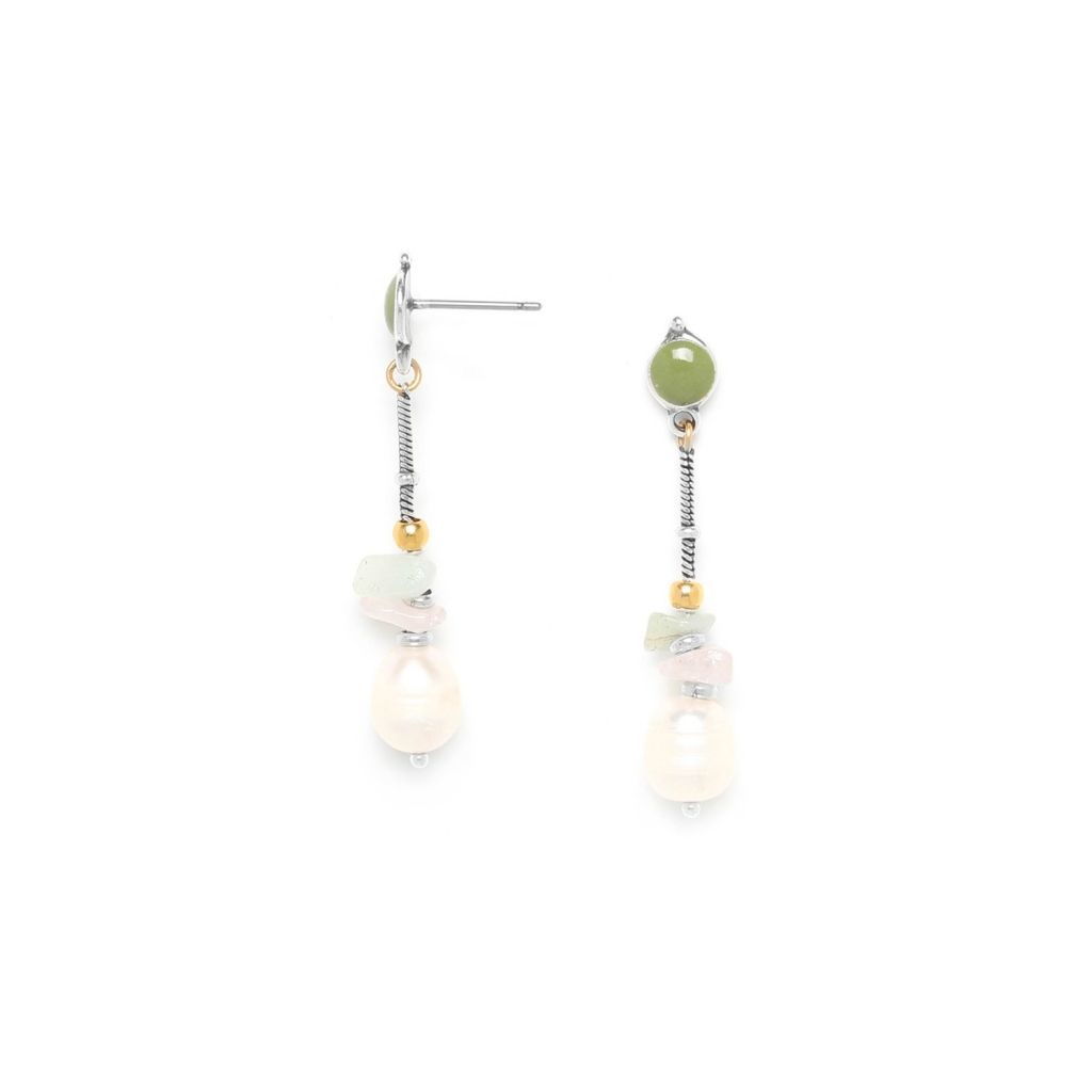 Rock & Pearl earrings