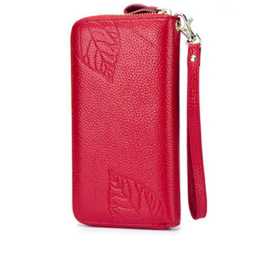 Isla Leather Wallet Red