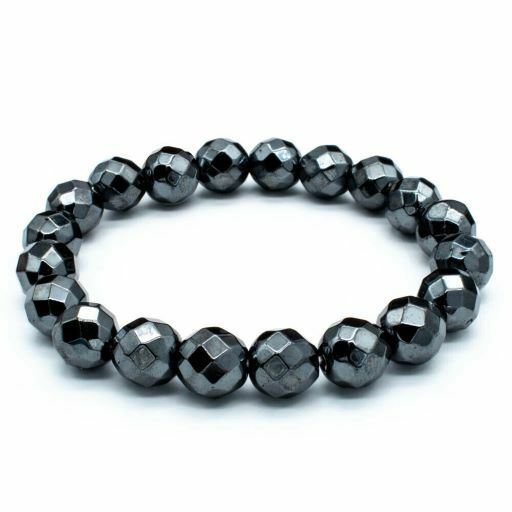 Faceted Hematite Bracelet