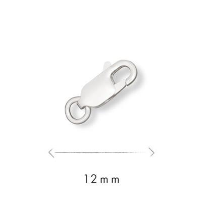 Sterling Silver 12mm Lobster Clasp