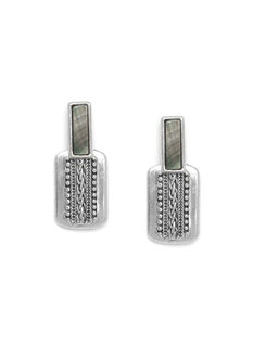 CAYENNE 2 pce rectangular earrings