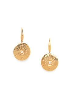 CELESTE disc earrings