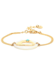 INES MOP disc bracelet