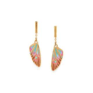Lilybelle tube post earrings (Pastel)