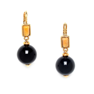 Bengali round bead earrings