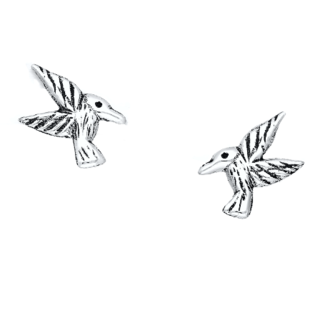 Sterling Silver Hummingbird Earrings
