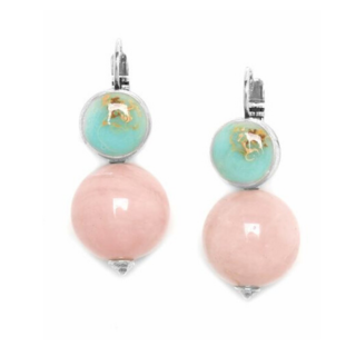 Manyara Rose Quartz Earrings