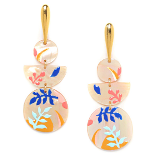 Alix Three Elements Post Earrings