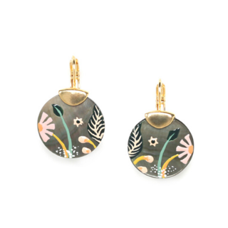 Rose French Hook Earrings
