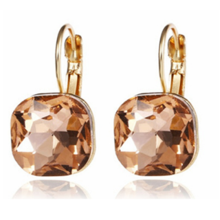 Champagne Crystal Earrings